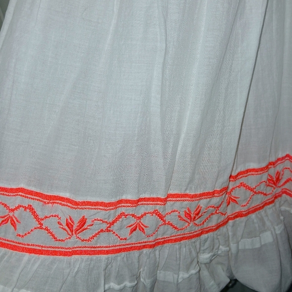 Cotton Tiered Maxi skirt XL - Picture 4 of 9